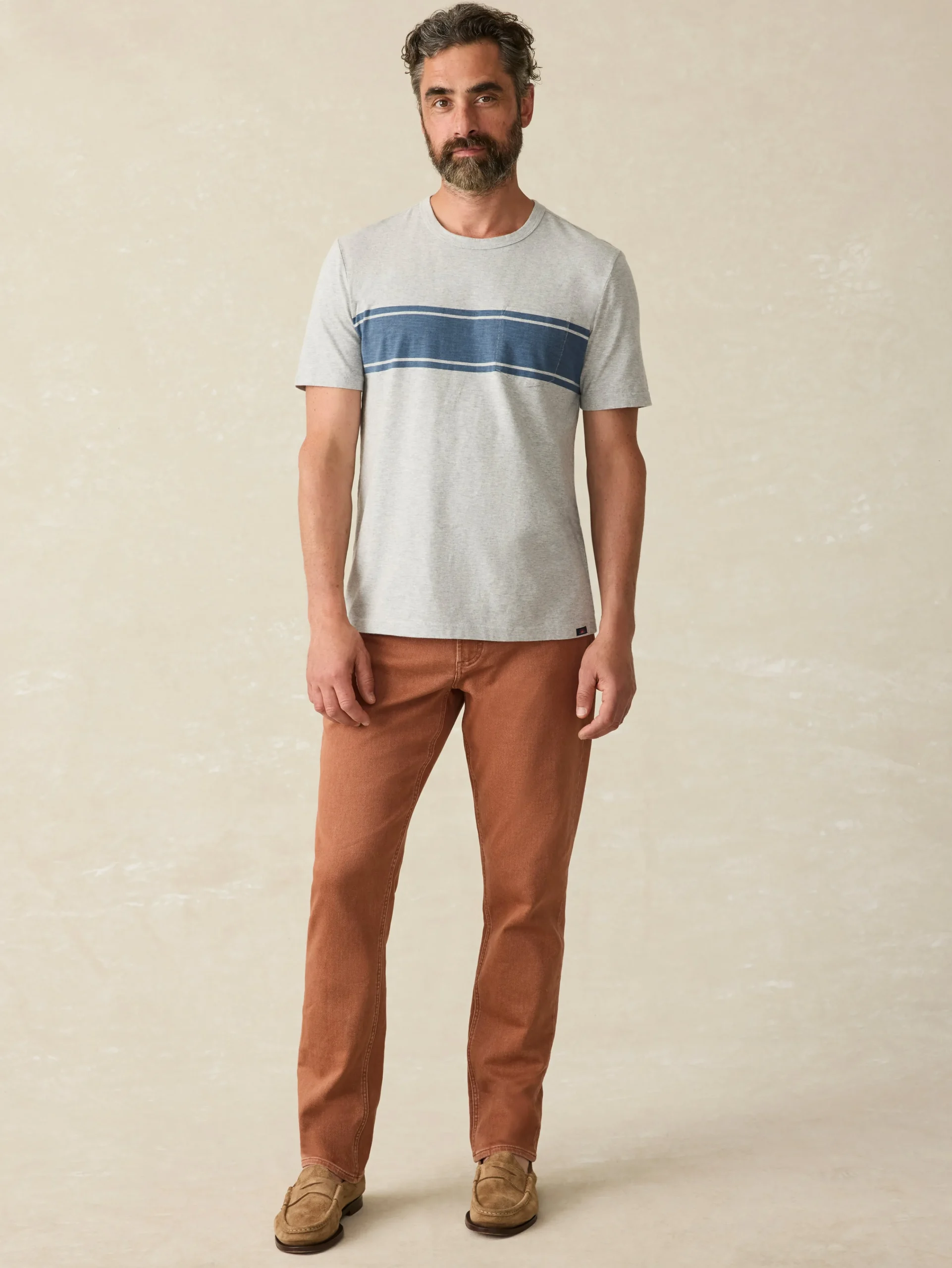 Best Surf Stripe Sunwashed Tee (Tall) - T-Shirts & Henleys