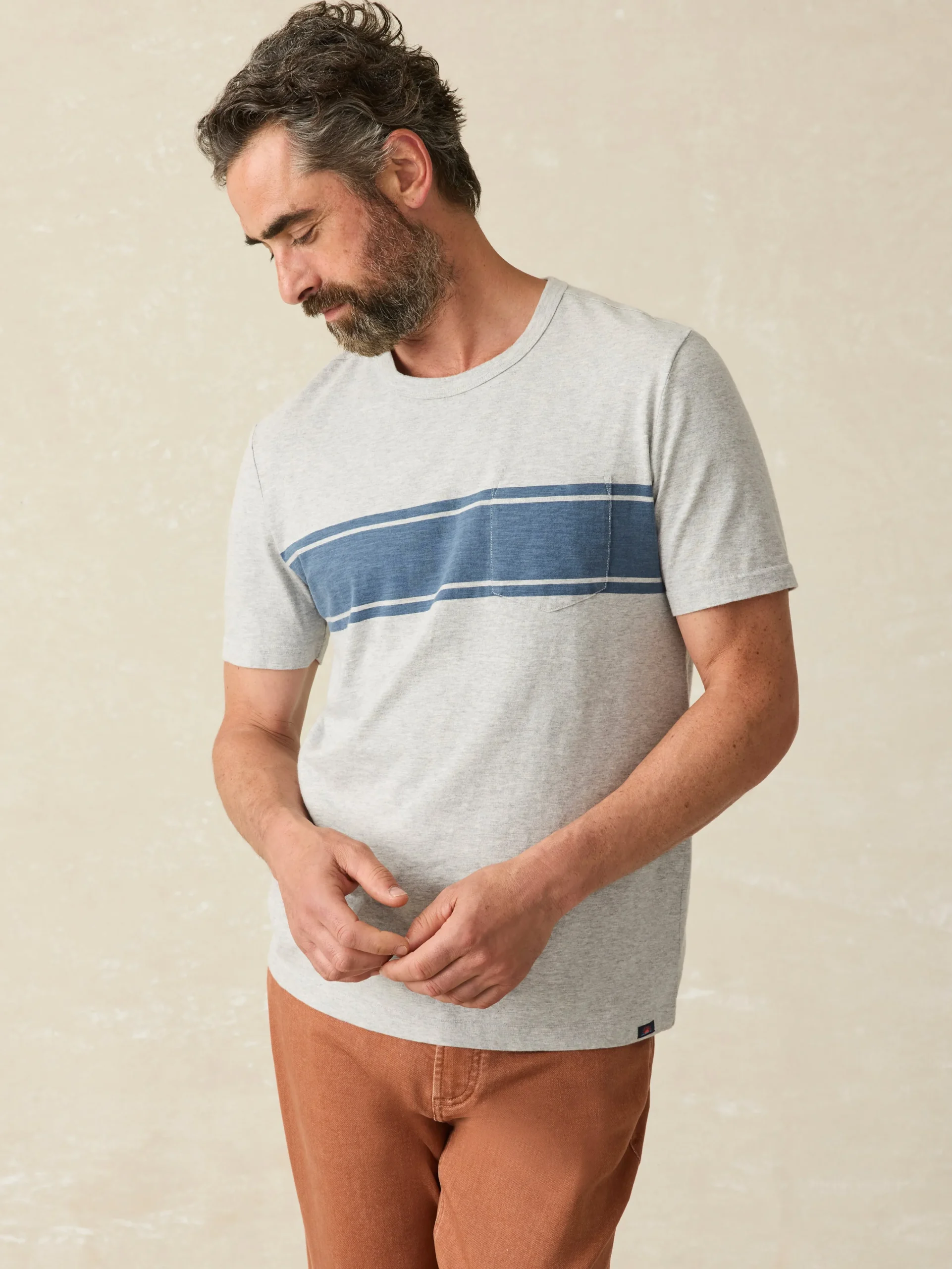 Best Surf Stripe Sunwashed Tee (Tall) - T-Shirts & Henleys