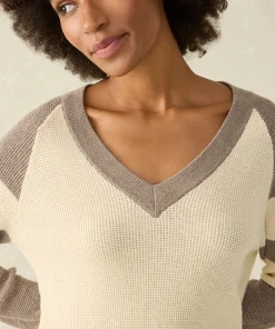 New Throwback V-Neck - Women Sweaters