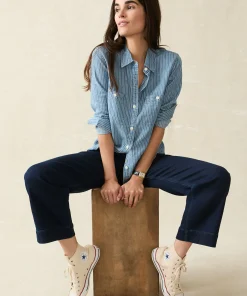 Fashion Tried & True Chambray Shirt - Women Shirts & Tops