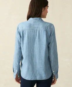 Fashion Tried & True Chambray Shirt - Women Shirts & Tops
