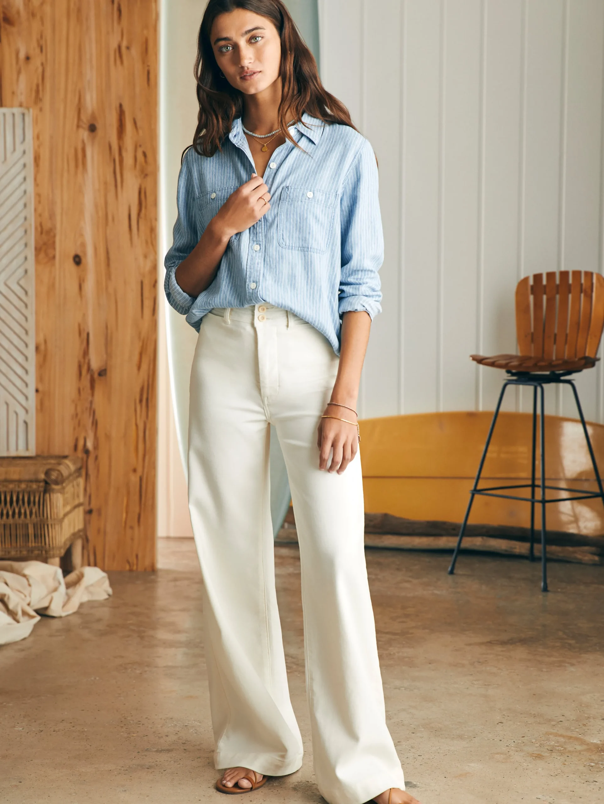 Hot Tried & True Chambray Shirt - Women Shirts & Tops