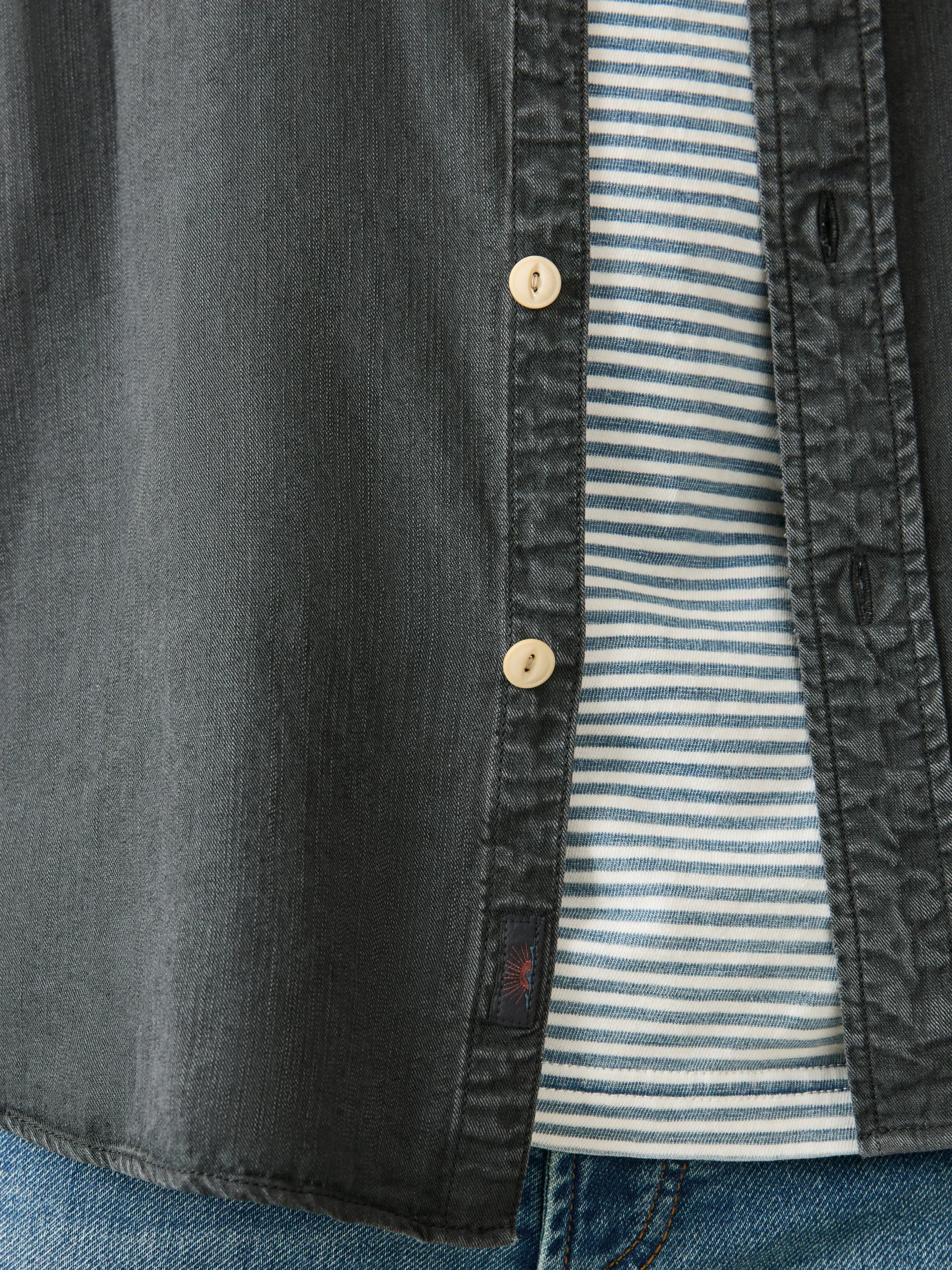Fashion Tried & True Chambray Workshirt - Shirts